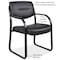 Officesource Merit Collection Sled Base Guest Chair with Arms and Black Frame 315VBK - alternate 4